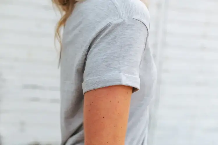 Grazier The Eleen Essential Tee Heather Grey