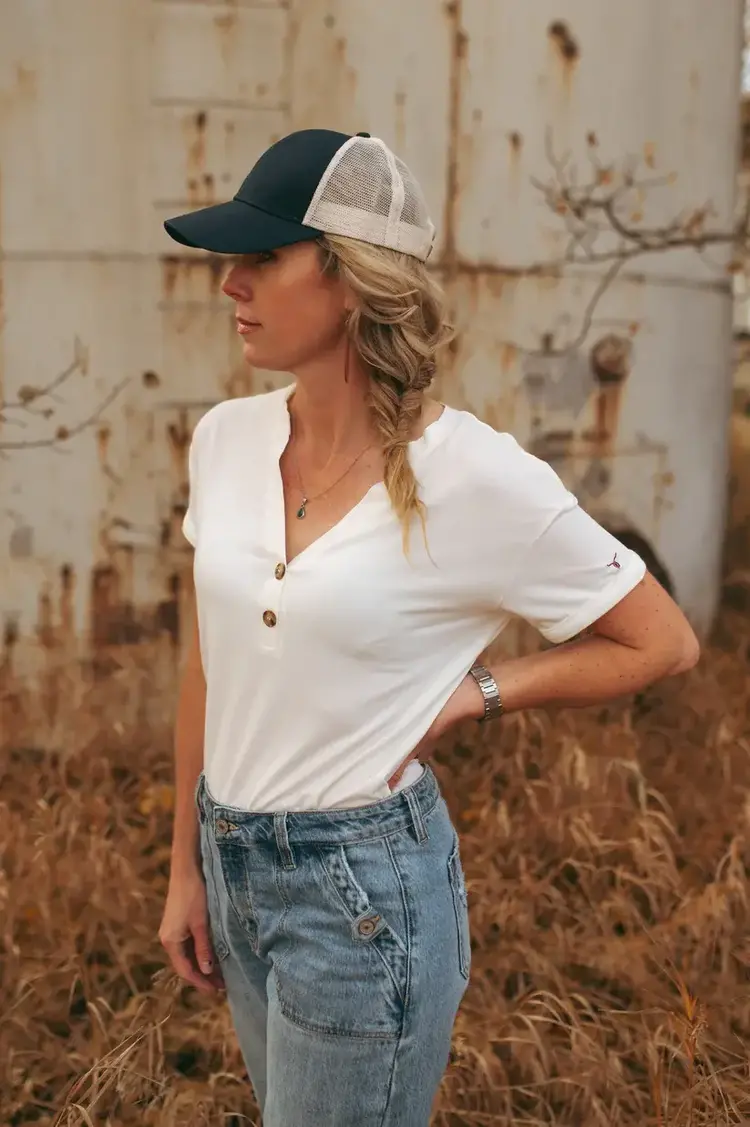 Grazier The Calamity Trucker Cap For Women Navy