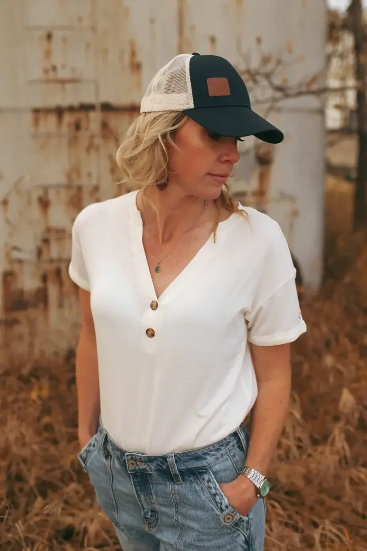Grazier The Calamity Trucker Cap For Women Navy
