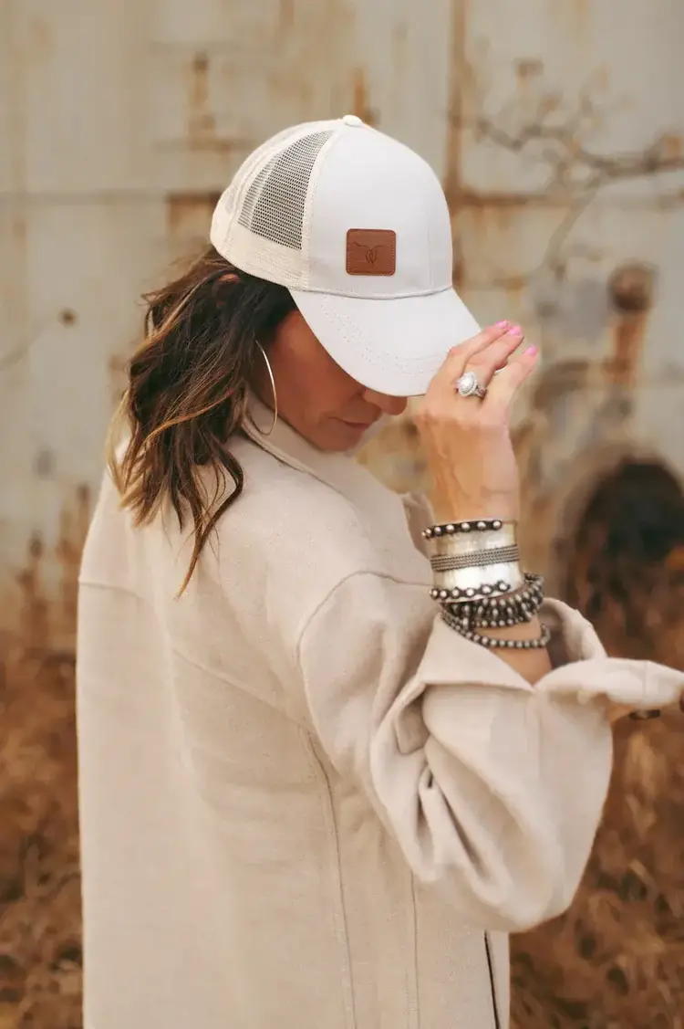 Grazier The Calamity Trucker Hat For Women Ivory