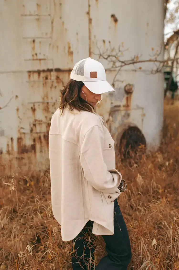 Grazier The Calamity Trucker Hat For Women Ivory
