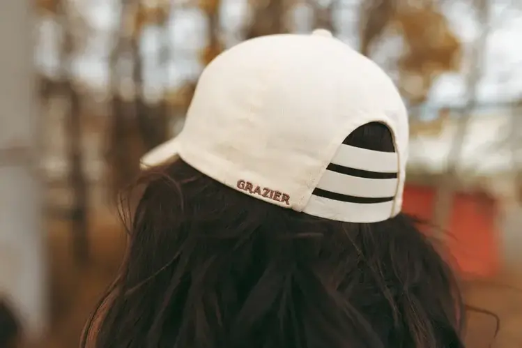 Grazier The Denn Tri Band Hat For Women Ivory