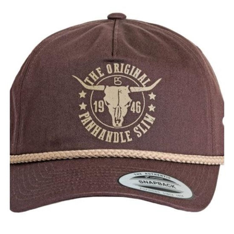 Panhandle Western Wear The OG Logo Snapback Chocolate Brown