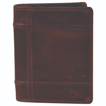 Justin Mens Russet Front Pocket Bifold Wallet
