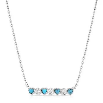 Montana Silversmiths Alternating Hearts Necklace