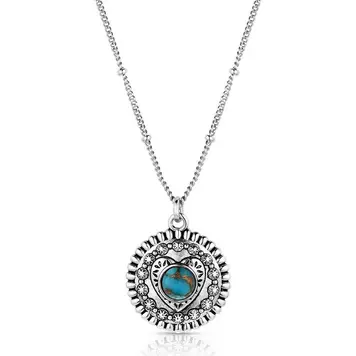 Montana Silversmiths Love for You Turquoise Necklace