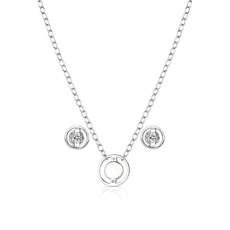 Montana Silversmiths Through the Center Jewelry Set