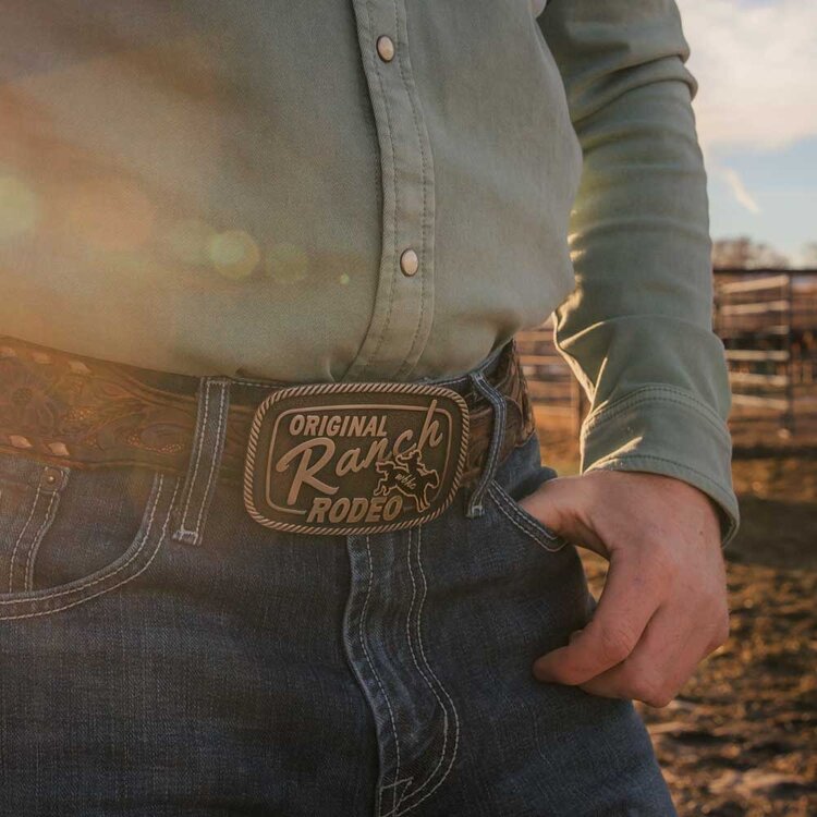 Attitude The Original Whiskey Bent Buckle