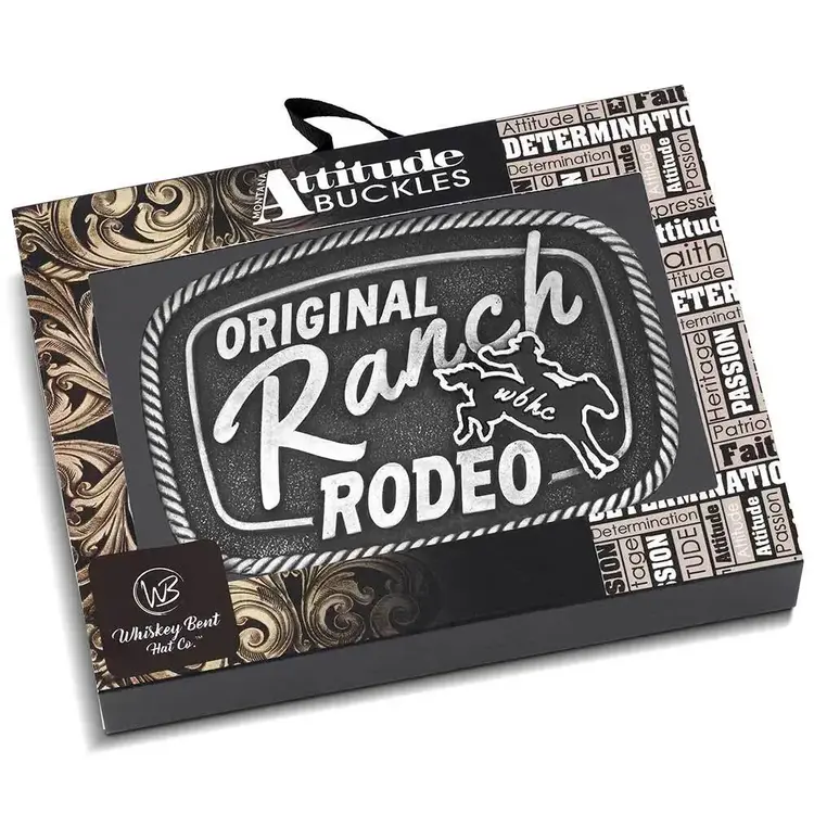 Attitude The Original Whiskey Bent Buckle