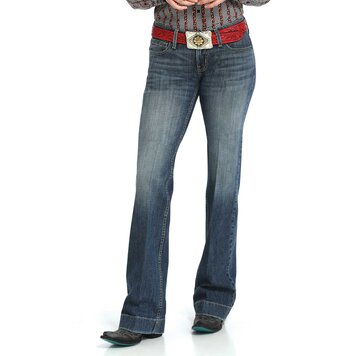 Cruel Denim Jayley Mid Rise Trouser Medium Stone