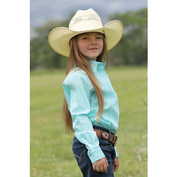 Cruel Denim Youth Solid Button-Down Turquoise