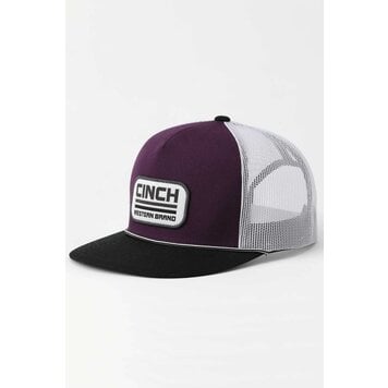 Cinch Western Brand Flat Brim Cap Purple