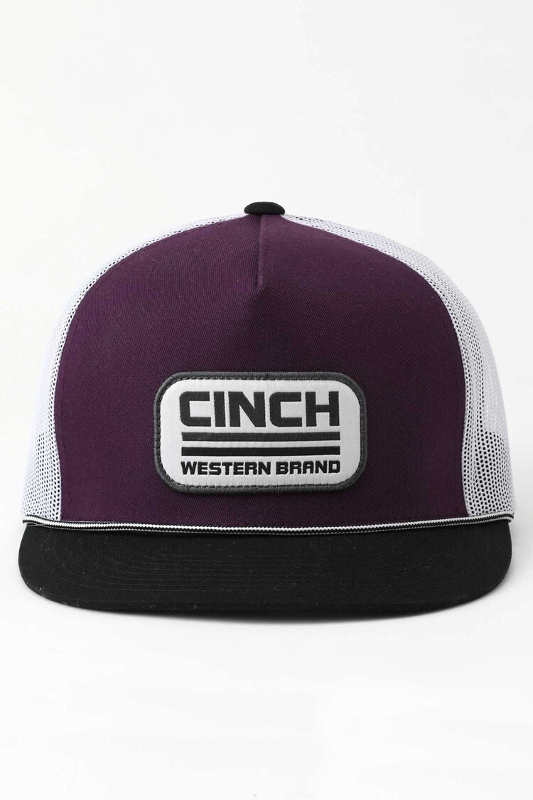 Cinch Western Brand Flat Brim Cap Purple