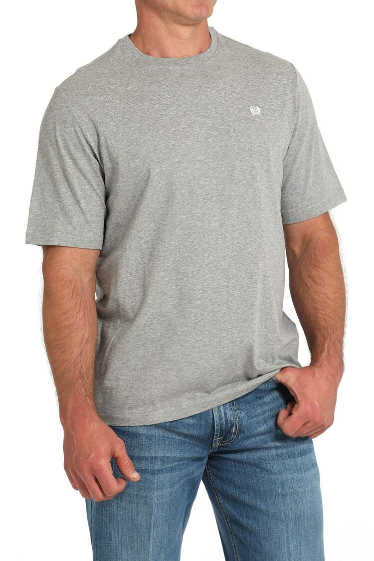 Cinch Solid Logo Tee Gray