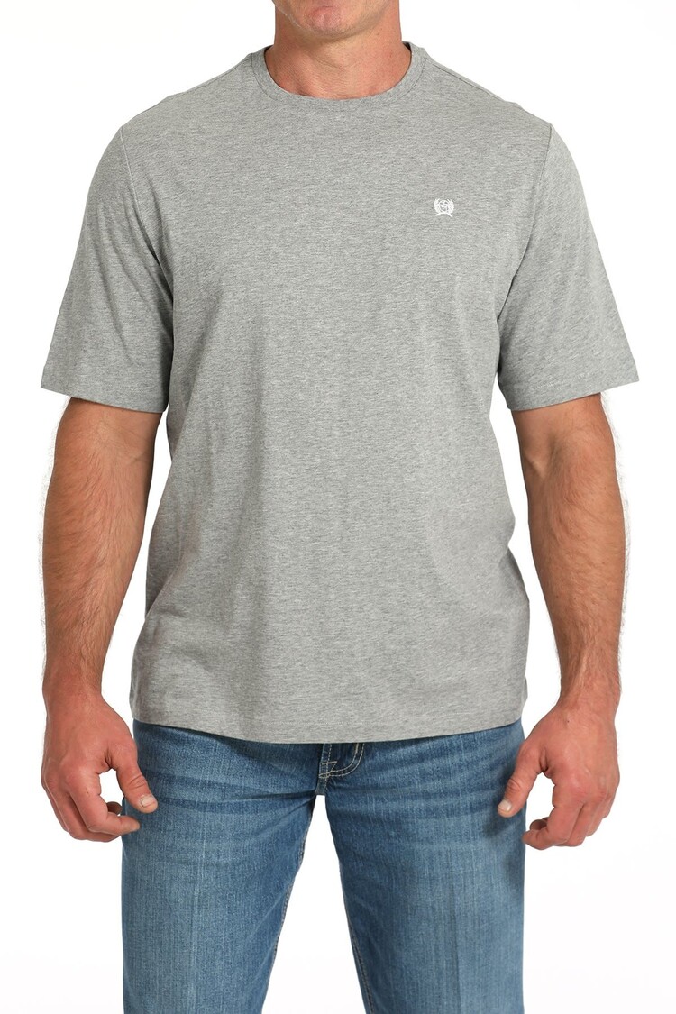 Cinch Solid Logo Tee Gray