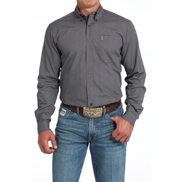 Cinch Modern Fit Button-Down Gray