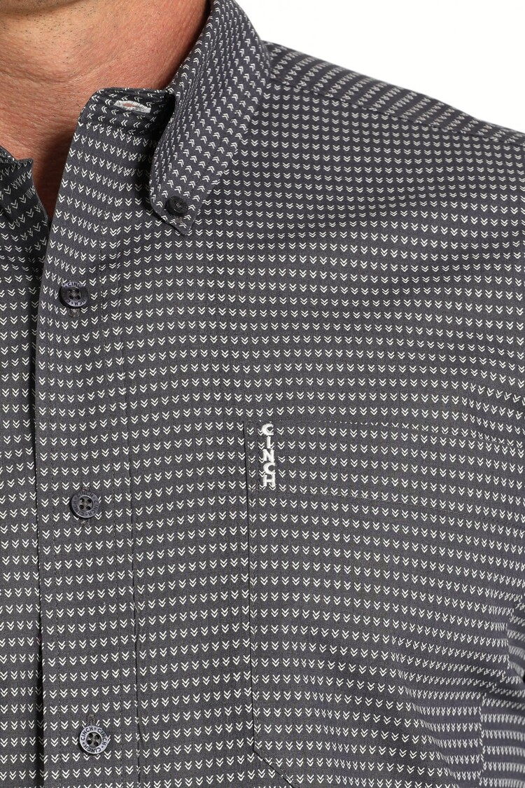 Cinch Modern Fit Button-Down Gray