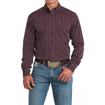 Cinch Modern Fit Stripe Purple