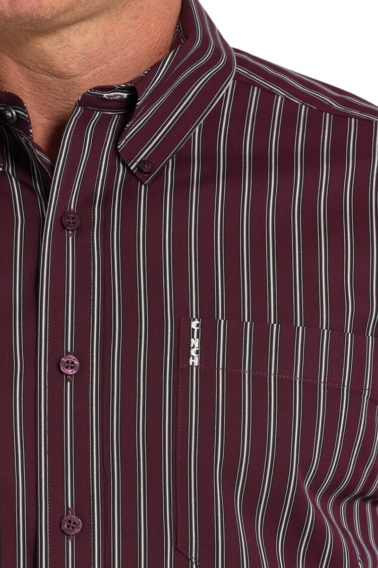 Cinch Modern Fit Stripe Purple