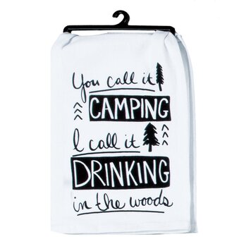 Kay Dee Designs Snarkasms Camping & Drinking Flour Sack Towel
