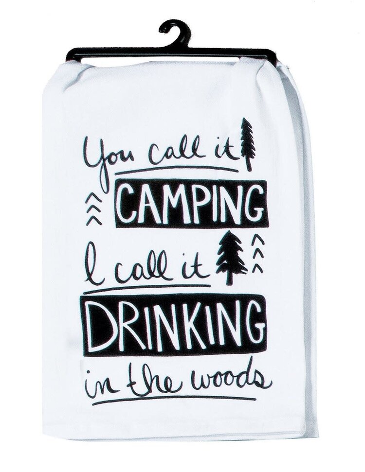 Kay Dee Designs Snarkasms Camping & Drinking Flour Sack Towel