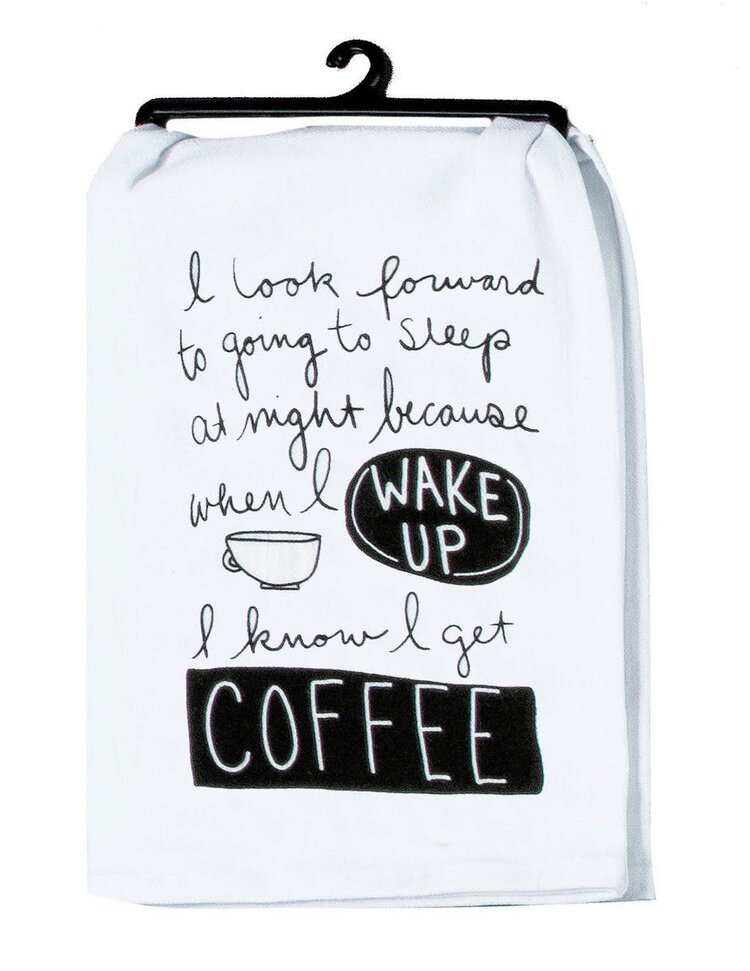 Kay Dee Designs Snarkasms Wake Up Flour Sack Towel