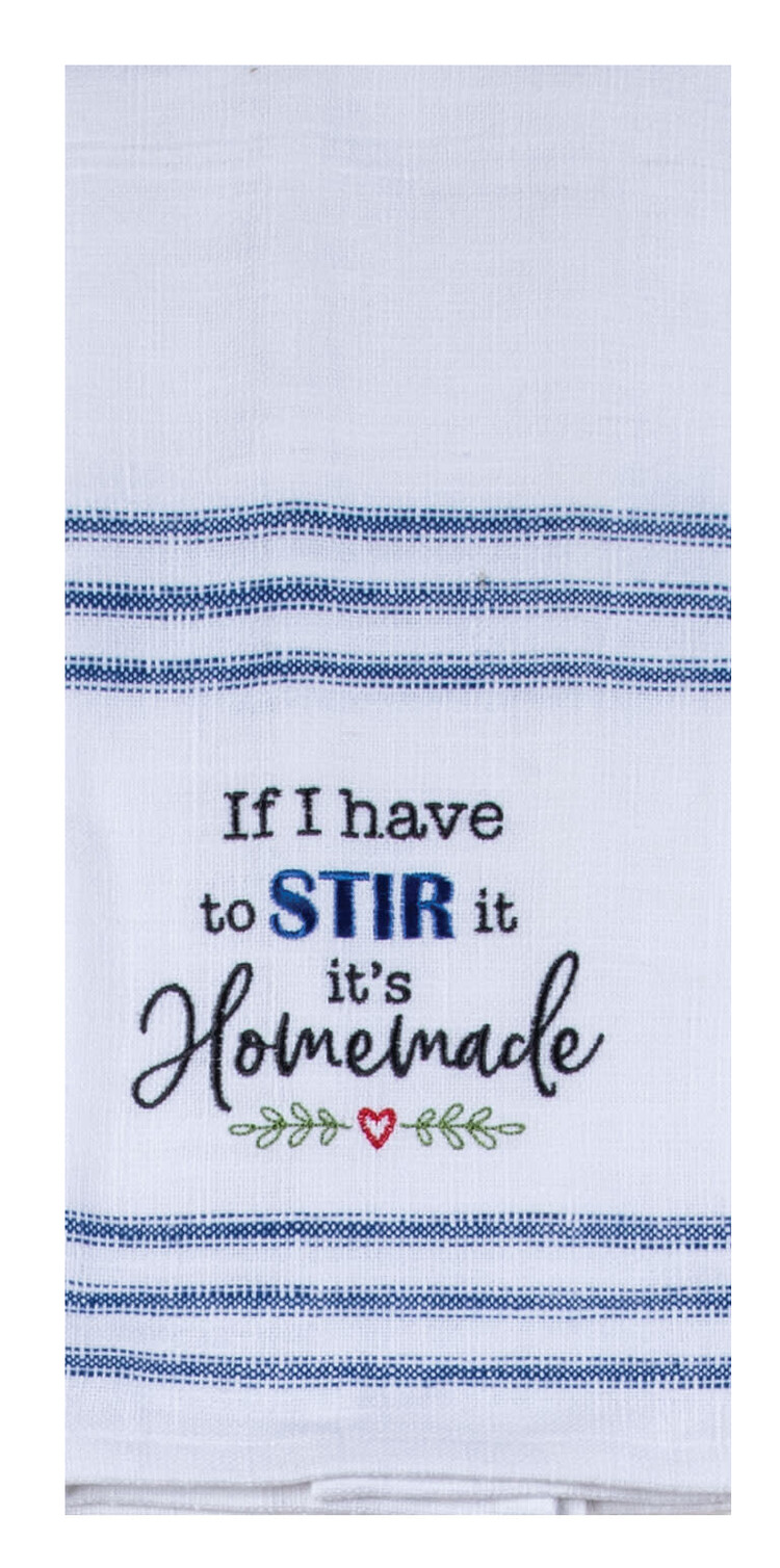 Kay Dee Designs Snarkasms Homemade Embroidered Tea Towel