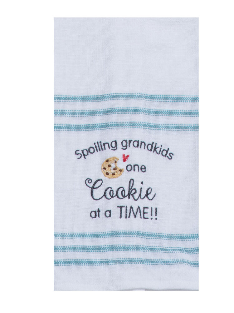Kay Dee Designs Snarkasms Cookie Time Embroidered Tea Towel
