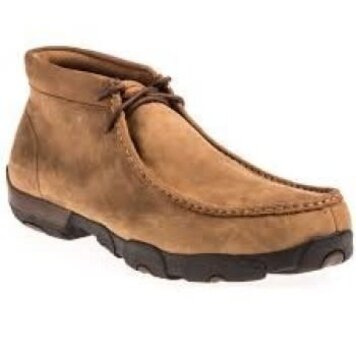 Twisted X Driving Moc Distressed Saddle Wide