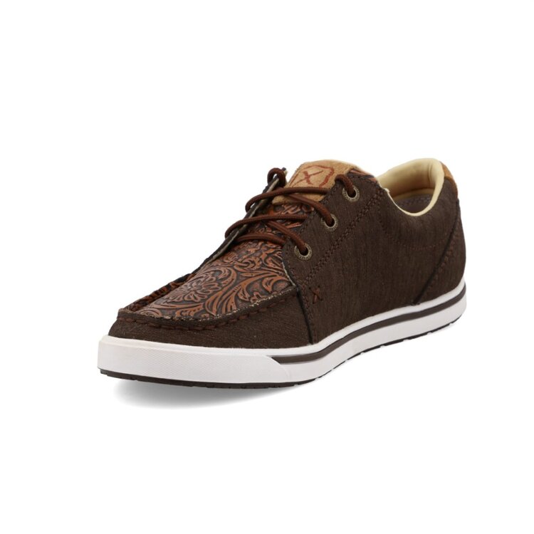 Twisted X Kicks Cocoa Tooled Brown