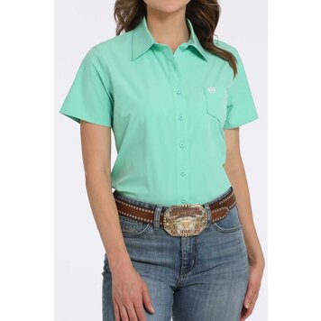 Cinch Arenaflex Button-Down Green