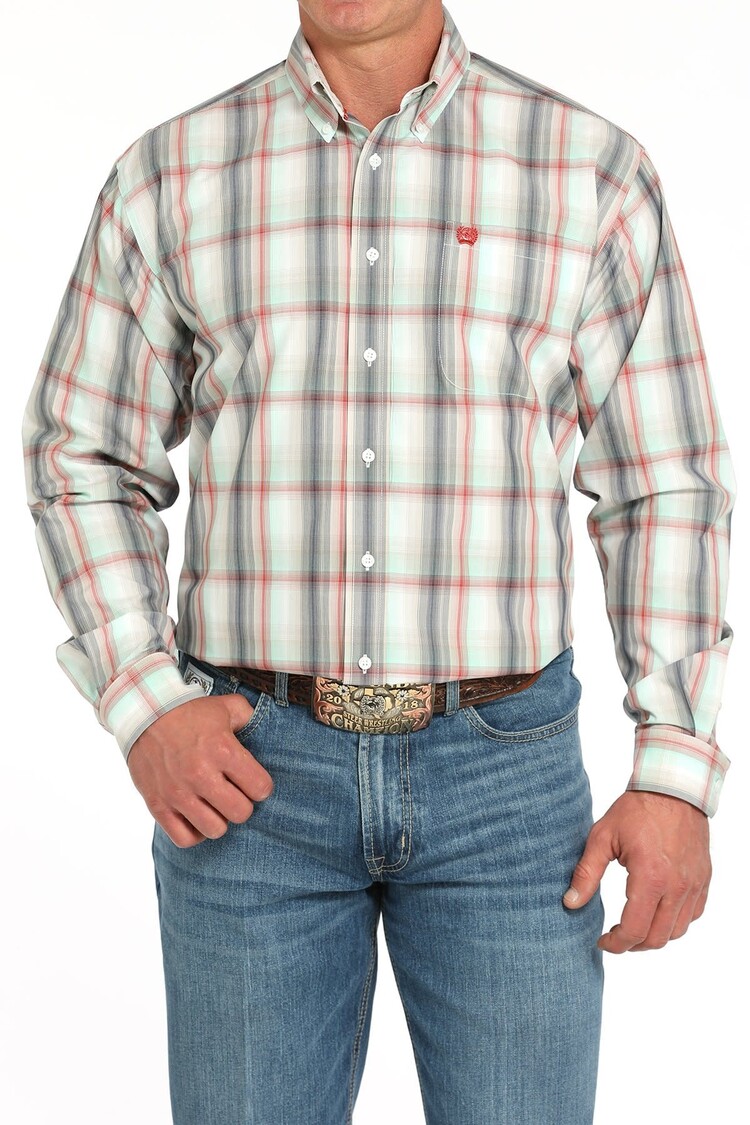 Cinch Plaid Button-Down Multi