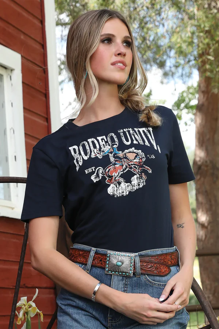 Cruel Denim Rodeo University Tee Navy