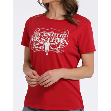 Cinch Rodeo Brand Tee Red