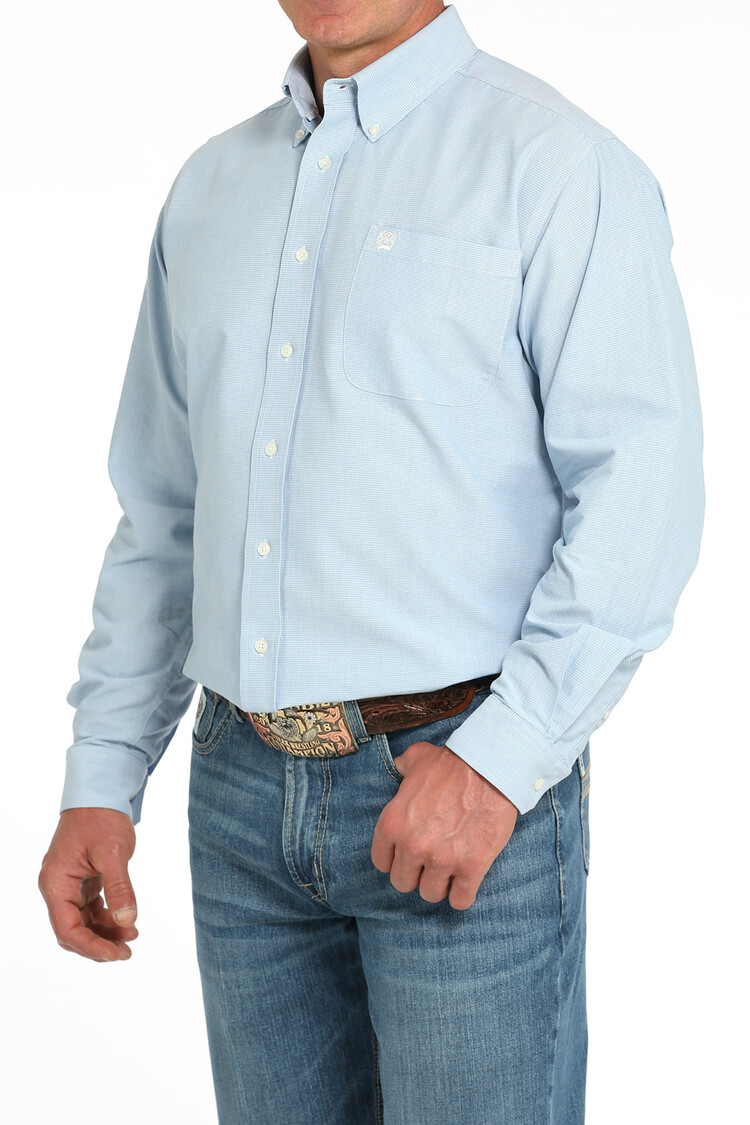 Cinch Light Blue Button-Down