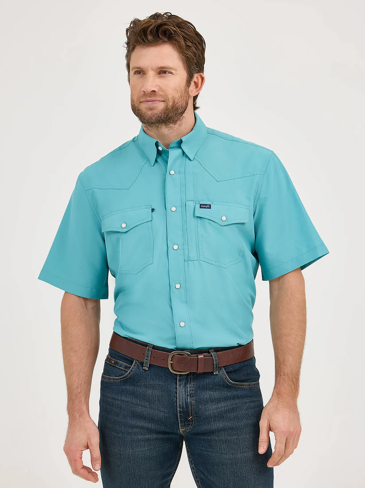 Wrangler Performance Snap Turquoise