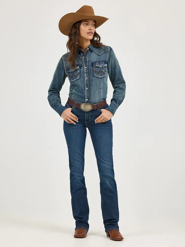 Wrangler Ultimate Riding Willow Mid Rise Bootcut Traci