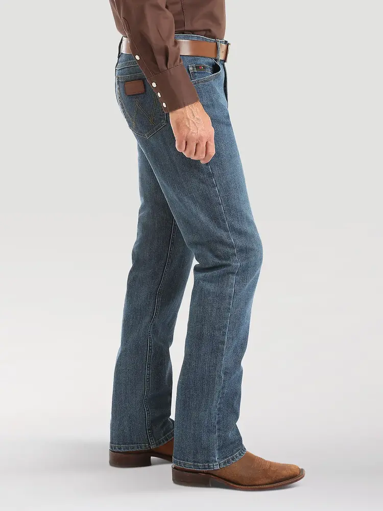 Wrangler 20X 02 Active Flex Slim Fit Jean Stone Blue