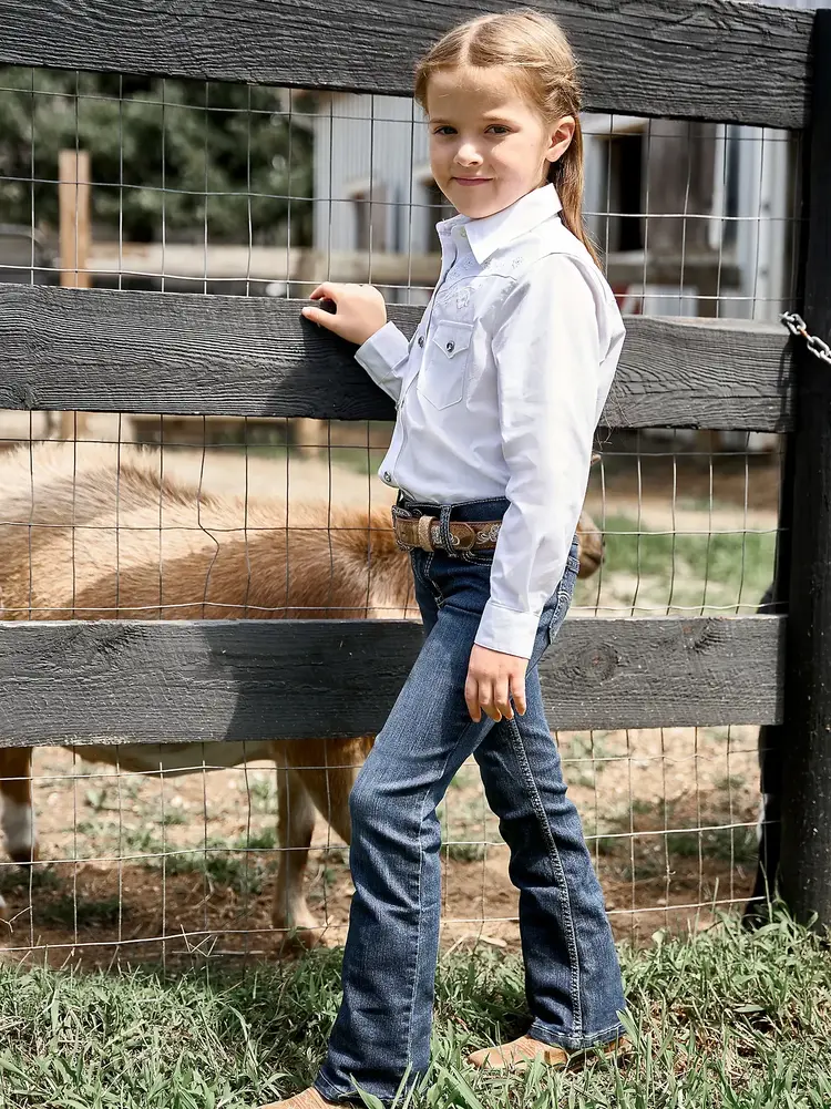 Wrangler Youth Retro Bootcut Dark Blue