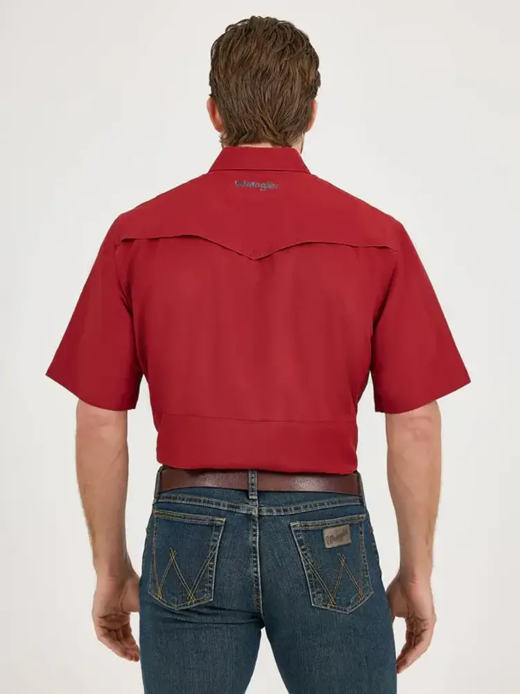 Wrangler Performance Classic Fit Snap Red