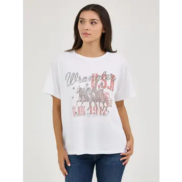 Wrangler Faded West Girlfriend Fit Tee