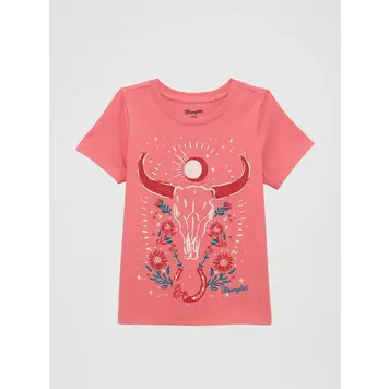 Wrangler Youth Steerhead Tee Red