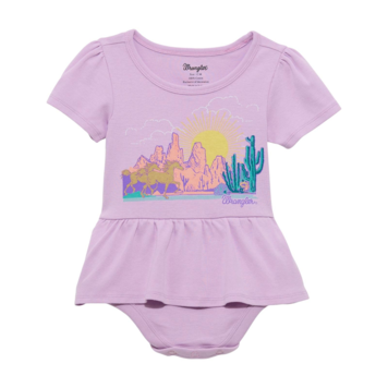 Wrangler Infant Scenic Bodysuit Purple