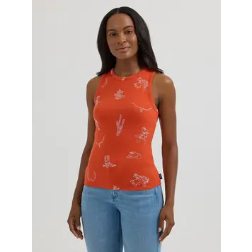 Wrangler Goddess Tank Red Icon
