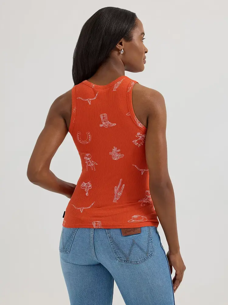 Wrangler Goddess Tank Red Icon
