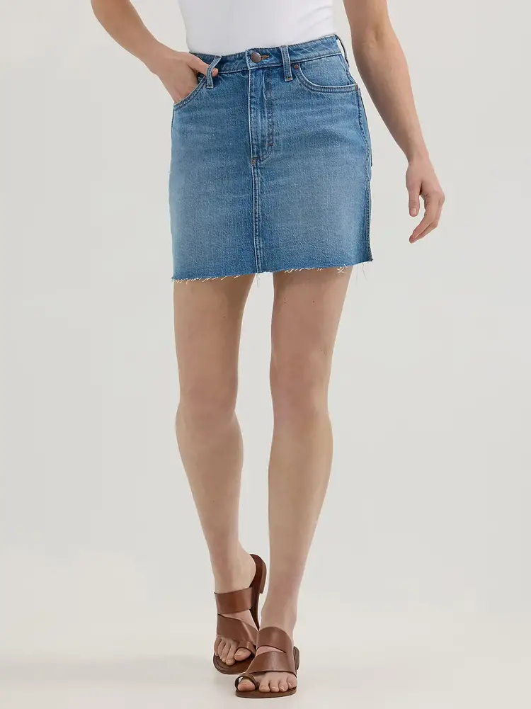 Wrangler Bailey High Rise Skirt River