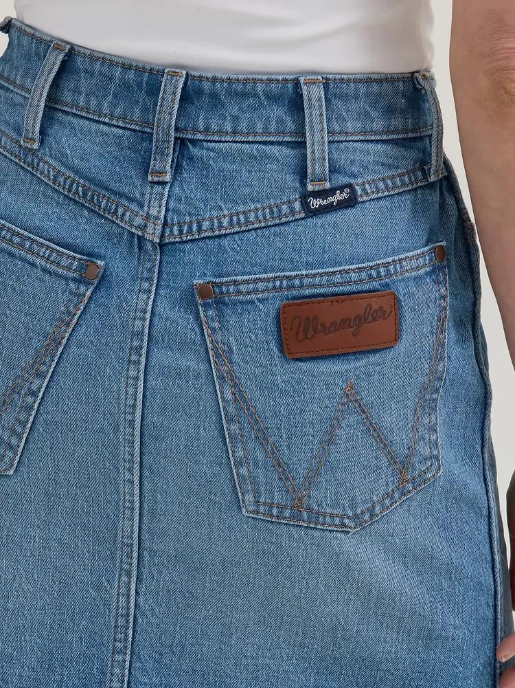 Wrangler Bailey High Rise Skirt River