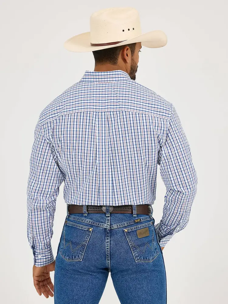 Wrangler George Strait Button Americana Plaid