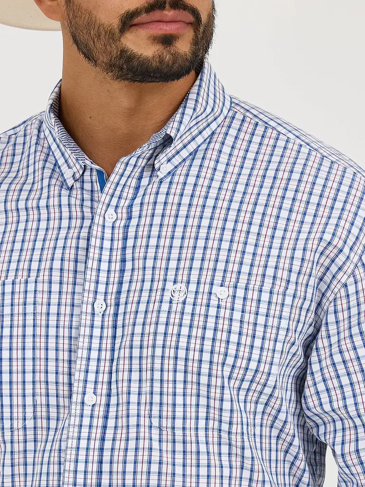 Wrangler George Strait Button Americana Plaid