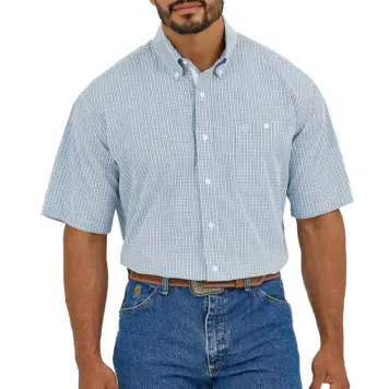 Wrangler George Strait Button White Blue